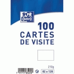 CARTES DE VISITE 82X128 COFFRET - OXFORD