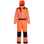 COMBINAISON DE PLUIE HAUTE VISIBILITÉ PW3 - L - ORANGE/NOIR PORTWEST