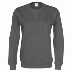 COTTOVER SWEATSHIRT COL ROND HOMME - CERTIFIÉ GOTS ANTHRACITE - TAILLE XXL
