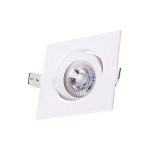 GREENICE - DOWNLIGHT LED 7W 630LM 4200ºK TOUT DROITNGULAIRE INCLINABLE 40.000H [HO-DLPL-CUAD-7W-W]