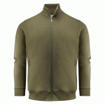 JAMES HARVEST MELVILLE HEIGHTS SWEATSHIRT FULLZIP HOMMES VERT MOUSSE - TAILLE XXXL
