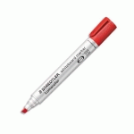 MARQUEUR POUR TABLEAU BLANC 351B LUMOCOLOR, ROUGE - LOT DE 12