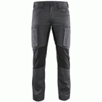 PANTALON DE TRAVAIL SERVICES STRETCH GRIS FONCÉ/NOIR TAILLE 42C - BLAKLADER