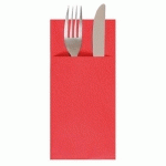 SERVIETTE CANGURITO 55 G/M² 33X40 CM AIRLAID ROUGE (VENDU PAR 900)