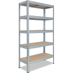 SHELFPLAZA - PRO 180X75X50 CM ÉTAGÈRE CHARGE LOURDE GALVANISÉ / ETAGERE METAL 5 PLATEAUX / CAPACITÉ D' ÉTAGERE MÉTALLIQUE 200KG / MEUBLE ETAGERE