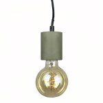 SUSPENSION LUMINEUSE AJUSTABLE EN BÉTON VERT CÈDRE - CALO 5284