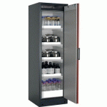 ARMOIRE SÉCURITÉ Q-PEGASUS-90 Q90.195.060.WDACR GRIS/ROUGE - ASECOS