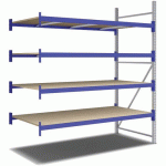 KIT RAYONNAGE SUIVANT 2500X2200X1100 MM 4 NIVEAUX 2200 KG - BITO