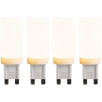 LOT DE 4 LAMPES LED G9 DIMMABLES EN 3 ÉTAPES 4,5W 500 LM 2700K - LUEDD