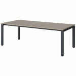 TABLE MALIBU 180X80 T3 SOUDÉ STRA ABS GRIS U727/GRIS 7016