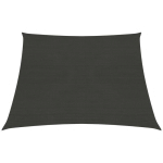 VIDAXL - VOILE D'OMBRAGE 160 G/M ANTHRACITE 4/5X3 M PEHD