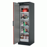 ARMOIRE SÉCURITÉ Q-PEGASUS-90 Q90.195.060.WDAC GRIS/ROUGE - ASECOS