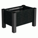 JARDINIÈRE FLORALU 61X40X40 CM URBECOSI - IPRA/ALU NOIR 9005 - URBEMOB