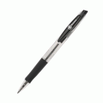 LOT DE 2 - STYLO BILLE BRUNEAU RÉTRACTABLE POINTE 1 MM - ÉCRITURE MOYENNE NOIR