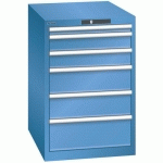 ARMOIRE BLEU CAP. 564X725X850 AVEC 6 TIR. 75KG _ 14.407.040 - LISTA