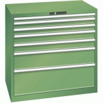 ARMOIRE 7 TIROIRS 1023X725X1000MM-CHARGE 200KG-VERT - LISTA