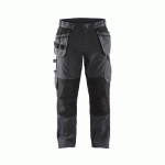 PANTALON DE TRAVAIL MAINTENANCE AVEC POCHES FLOTTANTES GRIS/NOIR C148 - BLAKLADER