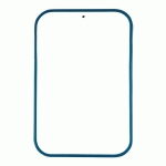 ARDOISE BLANCHE DOUBLE FACE 55 X 44 CM CADRE BLEU