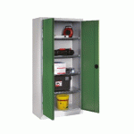 ARMOIRE POUR CHARGES LOURDES - 4 TABLETTES - L/H/P 120X195X60 CM BLEU - MANUTAN COLLECTIVITÉS