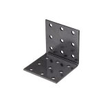 LOCHPLATTENWINKEL DURAVIS® 60 X 60 X 60 MM, MATERIAL: STAHL, SENDZIMIRVERZINKT, OBERFLÄCHE: SCHWARZ-DIAMANT