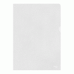 CHEMISE COIN PLASTIQUE ESSELTE A4 POLYPROPYLÈNE 12/100E INCOLORE - PAQUET DE 10