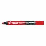 MARQUEUR PERMANENT PILOT MARKER 100 - POINTE CONIQUE FINE - ROUGE