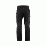 PANTALON DE TRAVAIL MAINTENANCE STRETCH 4D NOIR/GRIS FONCÉ D112 - BLAKLADER