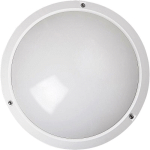 RABALUX - PAROI EXTÉRIEURE LUMIÈRE / LAMPE DE PLAFOND DE LENTILLES EN PLASTIQUE BLANC Ø27CM H: 9,3 CM IP54