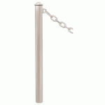 POTELET PROVINCE Ø76 MM CHAINES 1 ANNEAU AGORA GRIS 7044 - PROCITY