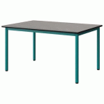 TABLE MALIBU 120X80 T4 4P STRA BÉTON F186/NOIR BLEU 5018
