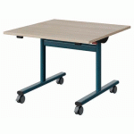 TABLE MALIBU RAB. 80X80 T3 DL STRA ABS ACACIA/BLEU 5025