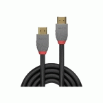 LINDY CÂBLE HDMI HIGH SPEED, ANTHRA LINE, 5M