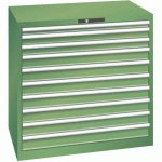 ARMOIRE 10 TIROIRS 1023X725X1000MM-CAPACITÉ 75KG-VERT - LISTA
