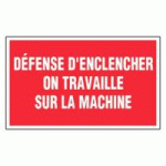 PANNEAU DÉFENSE D