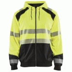 SWEAT ZIPPÉ À CAPUCHE HAUTE-VISIBILITÉ TAILLE XS - BLAKLADER