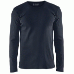 T-SHIRT MANCHES LONGUES MARINE FONCÉ TAILLE XL - BLAKLADER