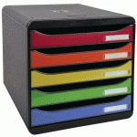 BIG BOX PLUS IDERAMA NOIR/ARLEQUIN GLOSSY - EXACOMPTA