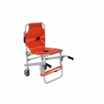 CHAISE PORTOIR EVACUATION/TRANSFERT, 159 KGS - 2 ROUES - ORANGE