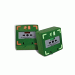 DÉCLENCHEUR MANUEL VERT - À MEMBRANE DÉFORMABLE - LUMINEUX ET SONORE IZYX