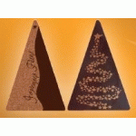 DÉCORATION COMESTIBLE POUR BÀ»CHES TRIANGLE JOYEUSES FÊTES