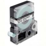 EPSON CASSETTE POUR LW-300/400/900P - LC4TBW9ADHÉSIF FORT NOIR SUR TRANSPARENT 12/9 C53S625410
