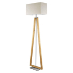 HERZBLUT BI BOB LAMPE SUR PIED, CHÊNE CENDRÉ HUILÉ/CRÈME