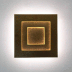 HOLLÄNDER APPLIQUE LED MASACCIO QUADRATO, DORÉE