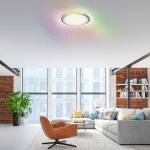 JUST LIGHT. PLAFONNIER LED CYBA ÉTOILES CCT RVB-SIDELIGHT