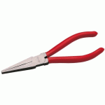 PINCE À BEC PLAT POLIE ET VERNIE PVC 206-16P - LONGUEUR 160 MM SAM OUTILLAGE