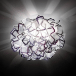 SLAMP CLIZIA - APPLIQUE DE DESIGNER, MAUVE