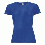 TEE-SHIRT PERSONNALISABLE MULTITECH PESFÉMININ BLEU ROYAL