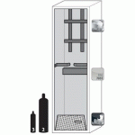 ARMOIRE GULTIMATE90-2X50L-STANDARD-598-GAUCHE-BLANC - ASECOS