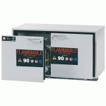 ARMOIRE SÉCURITÉ UB-S-90 UB90.060.110.UL.2S GRIS - ASECOS