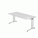 BUREAU FIXE 180 CM SÉRIE B BLANC - HAMMERBACHER